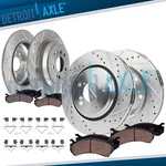 8PC Front Rear Drilled Disc Brake Rotors Pads For Honda Pilot Ridgeline. Fixed Price $222.17.