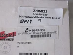2206831 Nos Polaris Timbersled Mh Wilwood Brake Pads 2011-16-17 Timberlsed. Fixed Price $23.27.