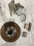 1980 John Deere Vintage Snowmobile Trailfire Brake Caliper And Pads. Fixed Price $49.00.