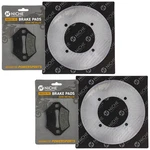 Niche Front Brake Rotor Pad Kit For Arctic Cat 1436-420 1436-811 Semi Metallic. Fixed Price $49.95.