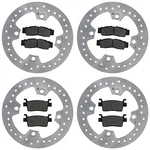 Niche Front Rear Brake Pad Rotor For Kawasaki Teryx KRX4 1000 41080-0712. Fixed Price $124.09.