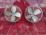 (2) Maradyne Ventilation Exhaust 12V Fan 2-SPEED 6" Chrome Dash Mount W/out Base. Fixed Price $87.99.
