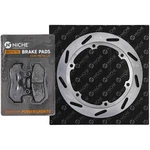 Niche Rear Left Brake Rotor Pad Kit Honda 06435-MT8-405 Semi Metallic. Fixed Price $77.95.