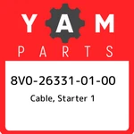 8V0-26331-01-00 Yamaha Cable, Starter 8V0263310100, New Genuine Oem Part. Fixed Price $78.00.