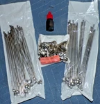Kawasaki Z1 900 H2 750 H1 500 Buchanan Stainless Steel Front Spoke Kit 19" Rim. Fixed Price $99.99.