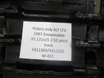 Polaris Indy Xlt Ltd 1997 Snowmobile .91 121X15" 2.52 Pitch Track. Fixed Price $320.00.