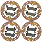 Niche Front Rear Brake Pad Rotor Kit For Polaris Rzr Xp 1000 Semi Metallic. Fixed Price $103.95.