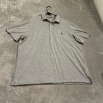 Polo Ralph Lauren Performance Shirt Mens Xl Gray Solid Classic Fit Pocket. Fixed Price $22.18.