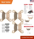 Brake Pads Set Copper Sintered Replacement For Arctic Cat Textron Atv Utv. Fixed Price $99.97.